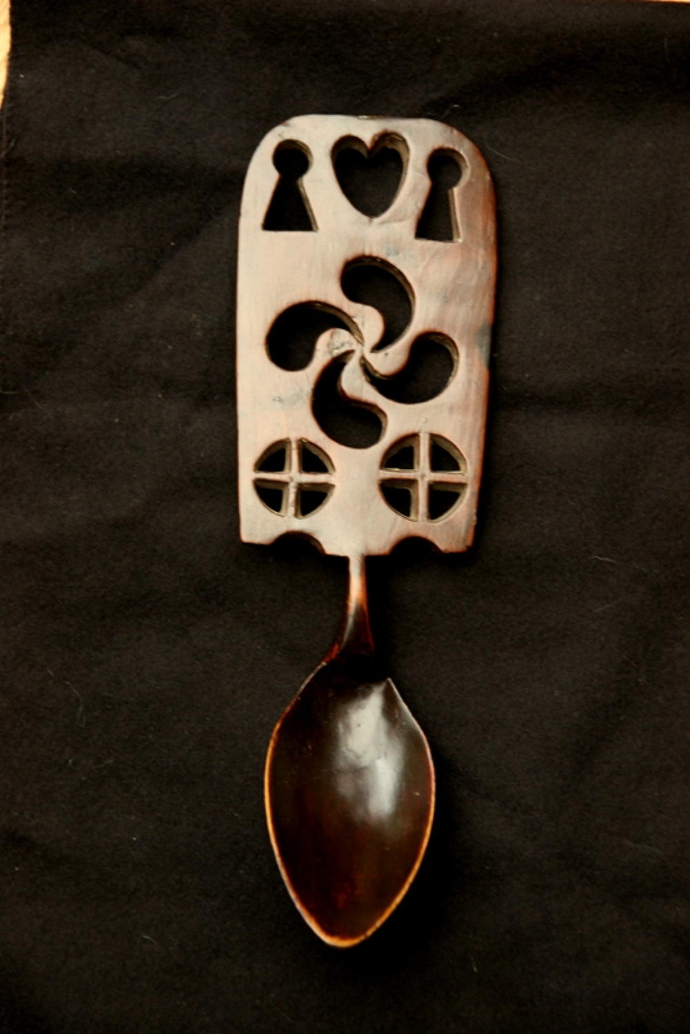 Welsh Love Spoon 19th century