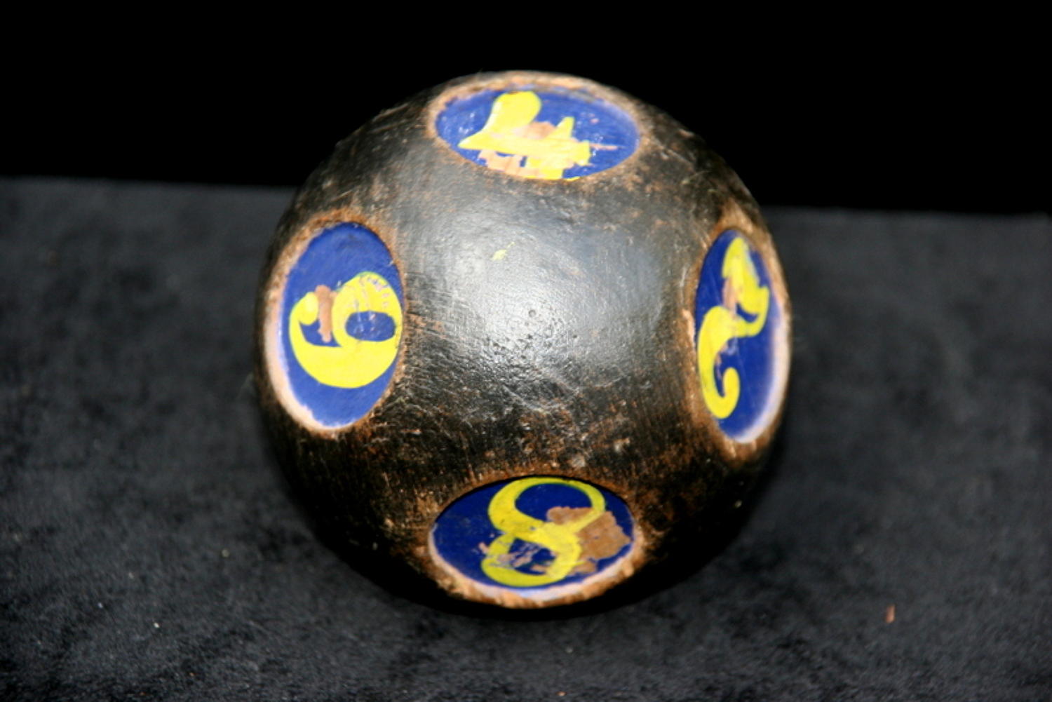 Wooden gaming Ball c.1890