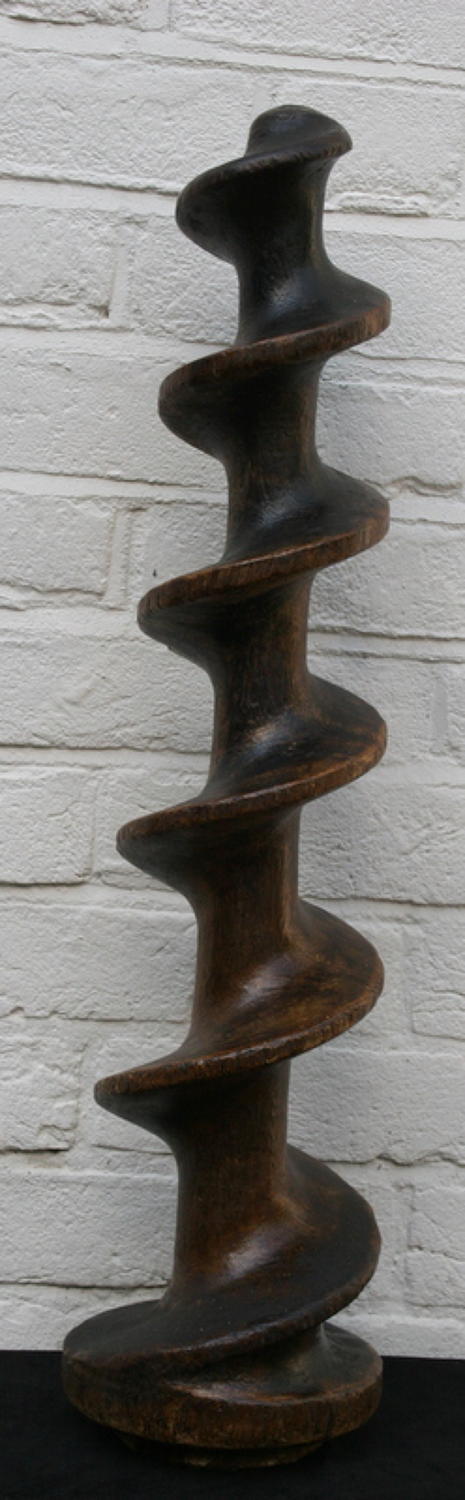 A large sculptural Treen Screw 19th Century