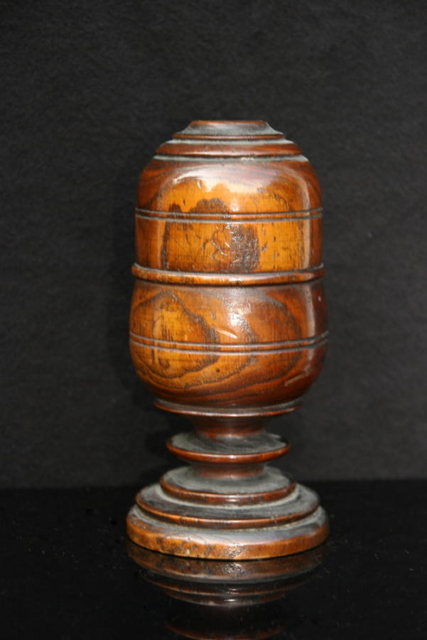Treen  early 19th century spice pot