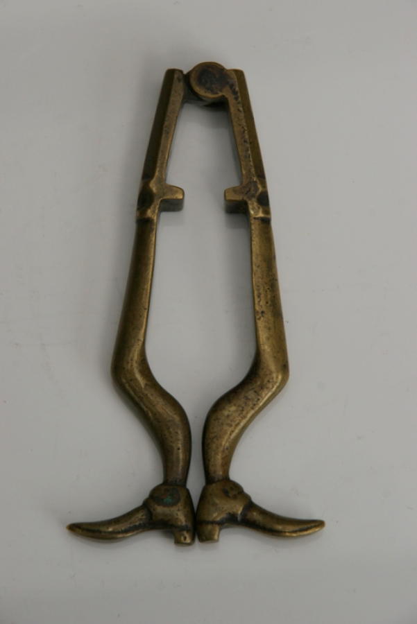 Brass Mans legs Nutcrackers 19th century