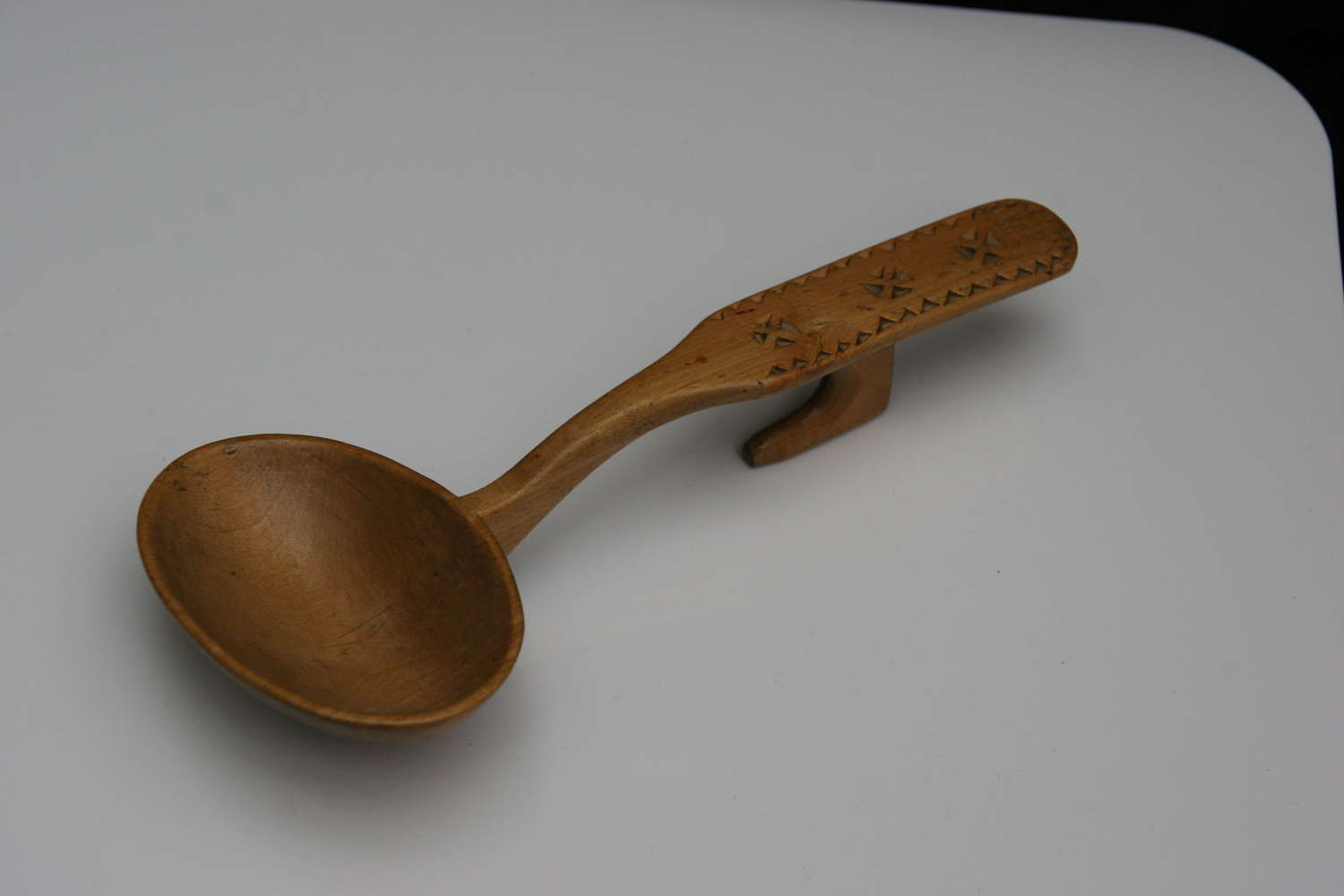 Treen Welsh ladle late 19th century