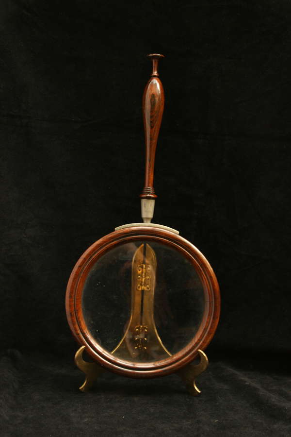 Large Treen Gallery Glass 19th  century