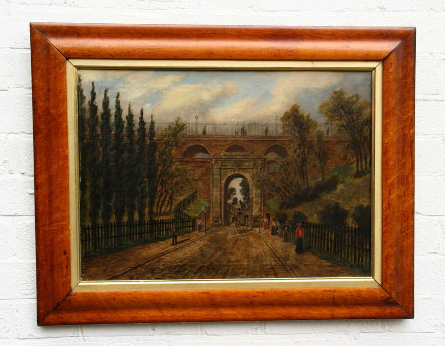 Archway "Old" Bridge oil painting