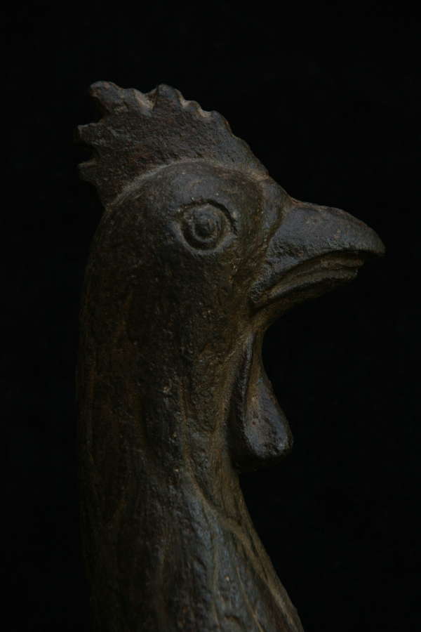 Chicken Armorial, Cast iron 19th century