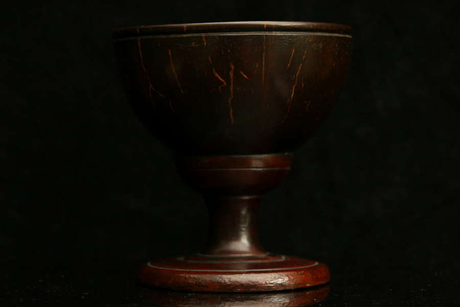 Treen Coconut Goblet early 19th century