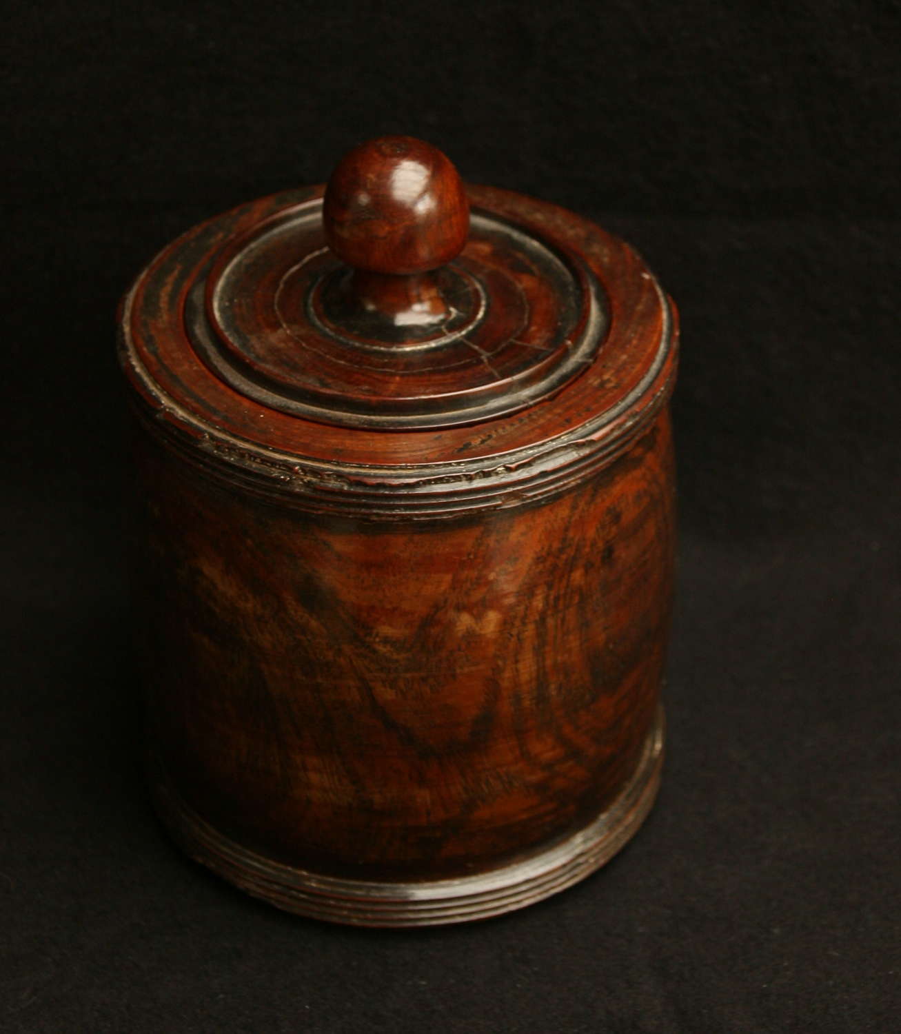Treen Spice Pot, 19th century