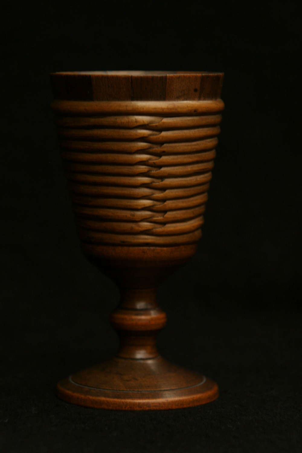 Scottish Treen wine Goblet c.1820.