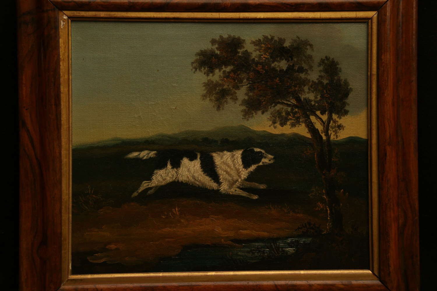 English Naive dog Painting,early 19th century.