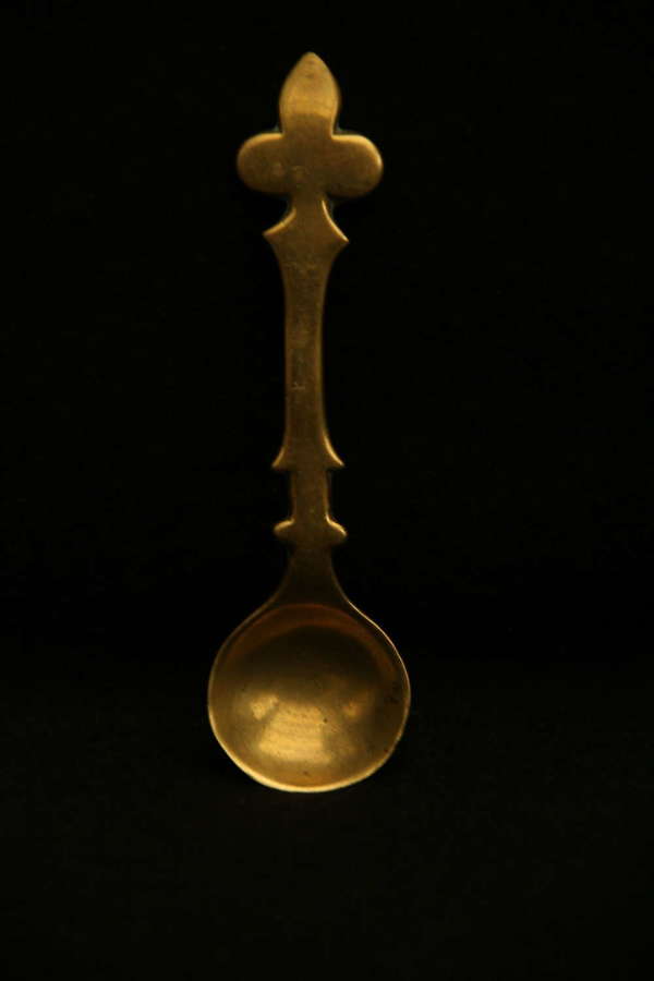 Brass Salt Spoon Early 19th century