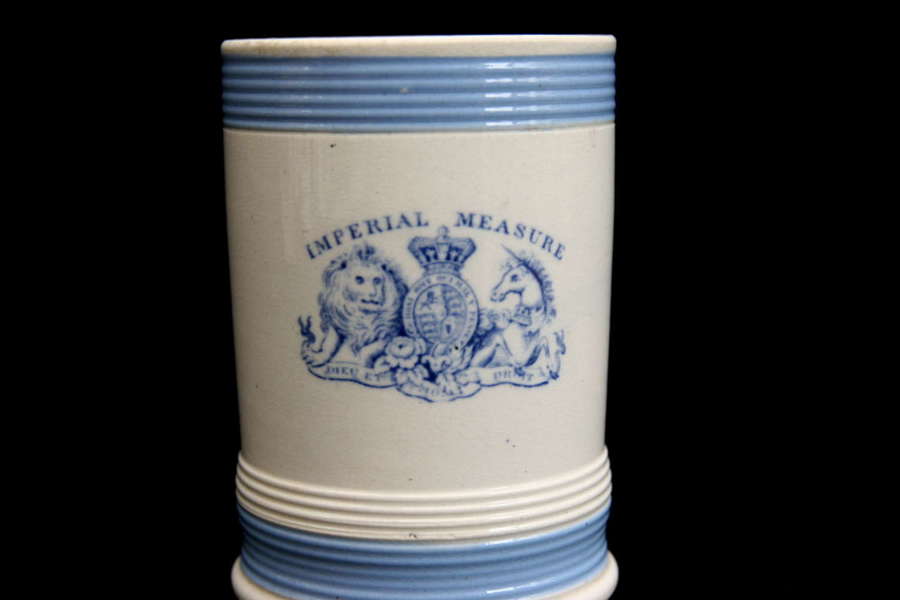 English Pottery Imperial Measure c.1820