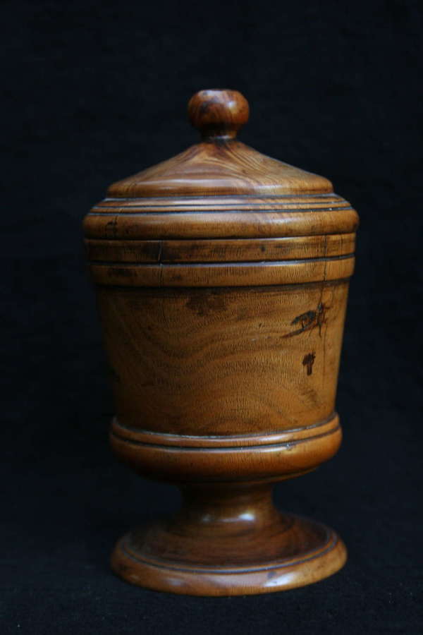 Treen Lidded Goblet 19th century