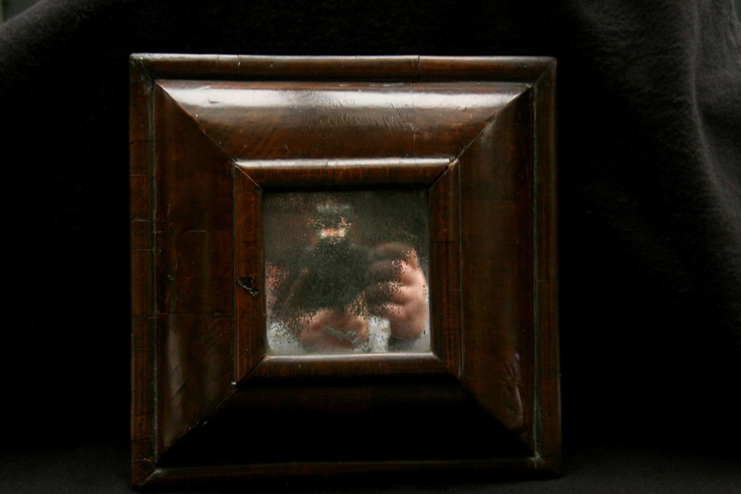 Late 17th century Cushion Framed Mirror