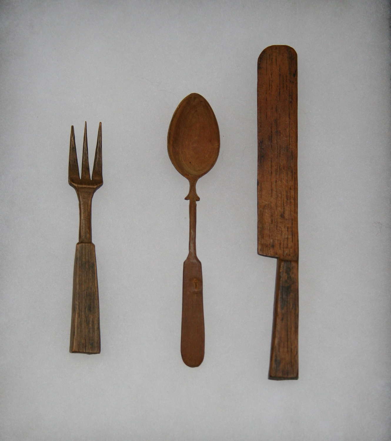 Treen Cutlery Set c.1900